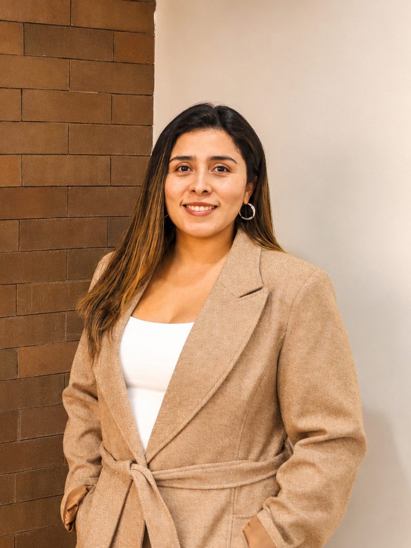 Gaby Veragua Sepúlveda, abogada directora de Estudio Veragua, en la oficina de Viña del Mar